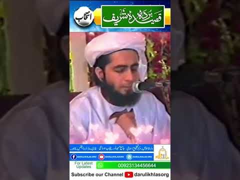 Qaseeda Burda Sharif | Short Clip | Allama Shahzad Mujaddidi | #shortvideo #shorts